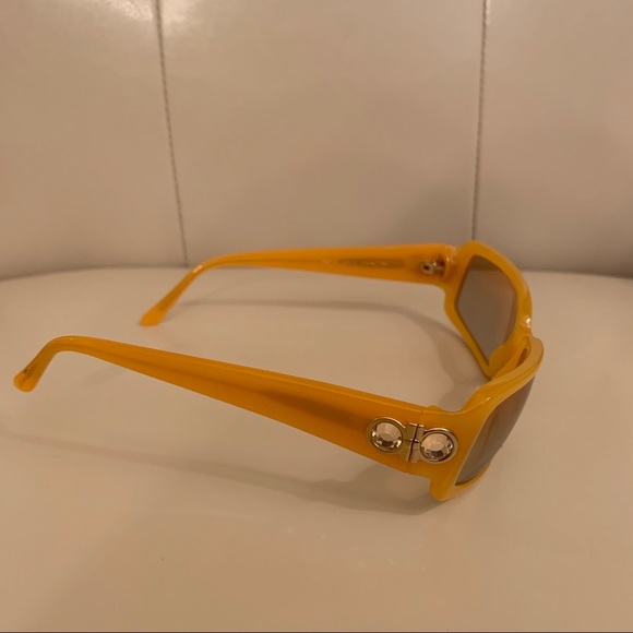 Salvatore Ferragamo Citrine Designer Sunglasses - Picture 2 of 4